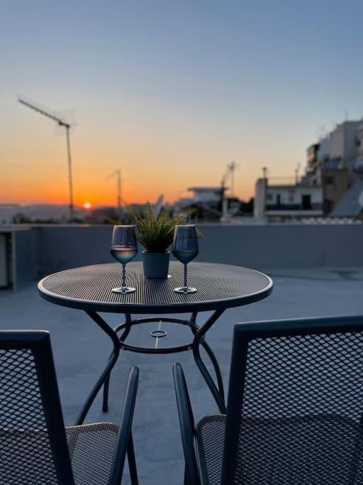 Acropolis Panorama Studio Athen Exterior foto