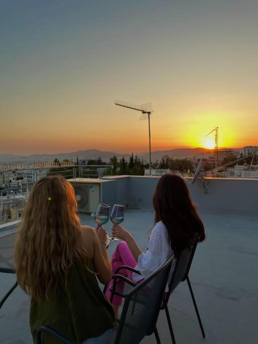 Acropolis Panorama Studio Athen Exterior foto