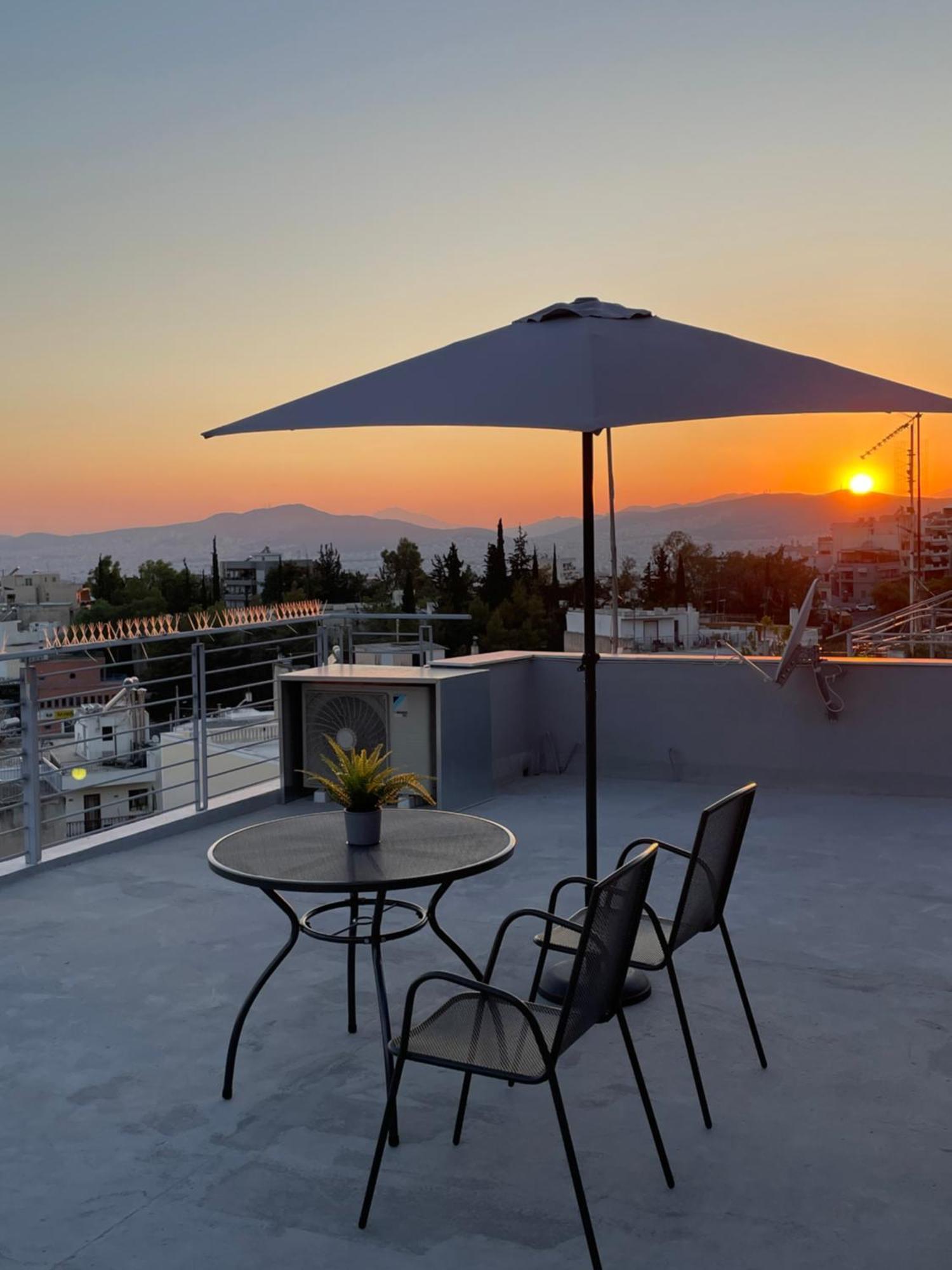 Acropolis Panorama Studio Athen Exterior foto